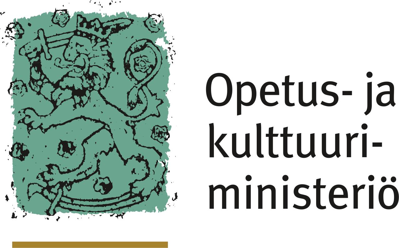 Opetus- ja kulttuuri ministeriön logo